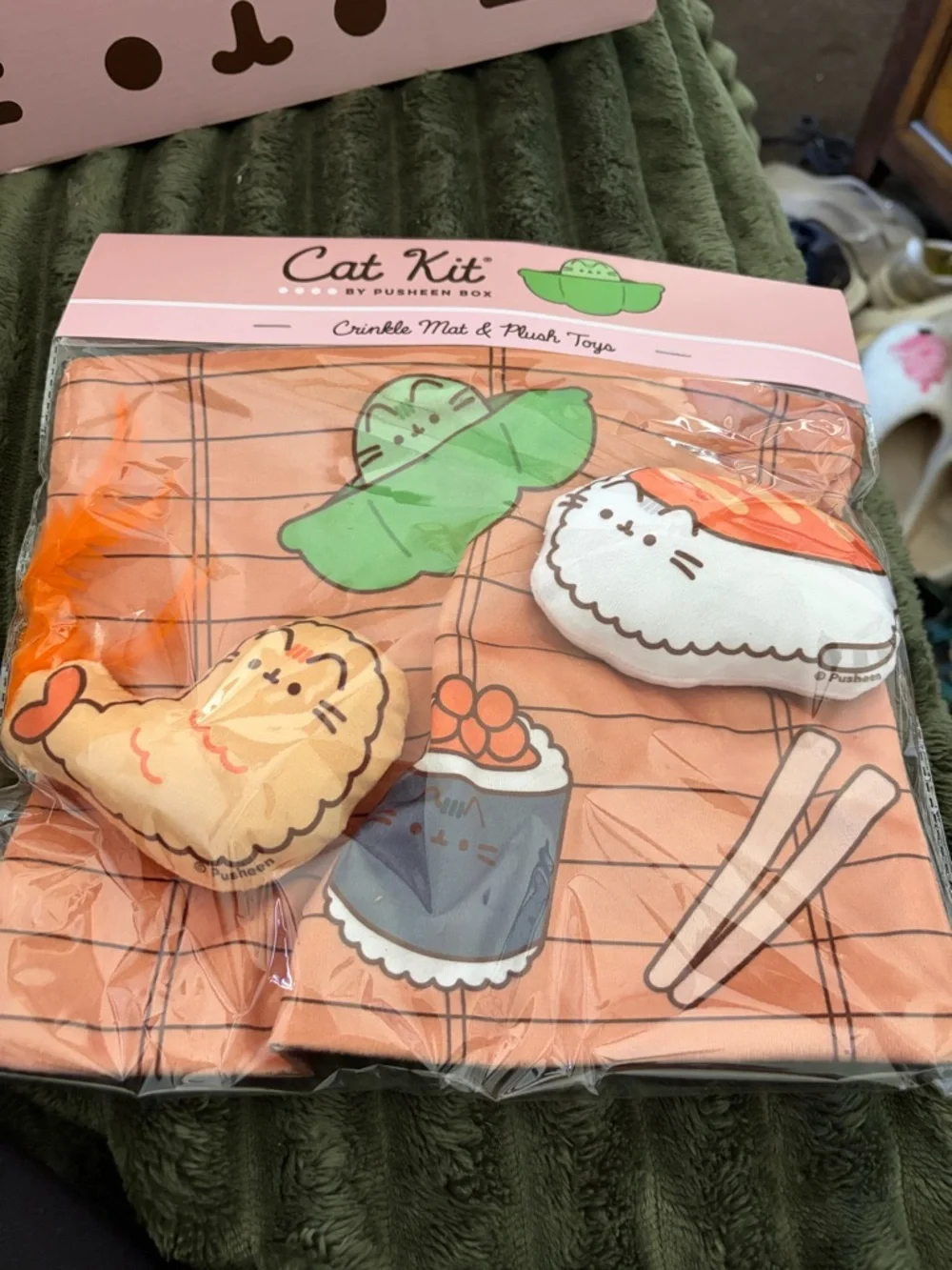 Pusheen 2026 Pet Box with 4 items never opened and 2 extra Pusheen goodies